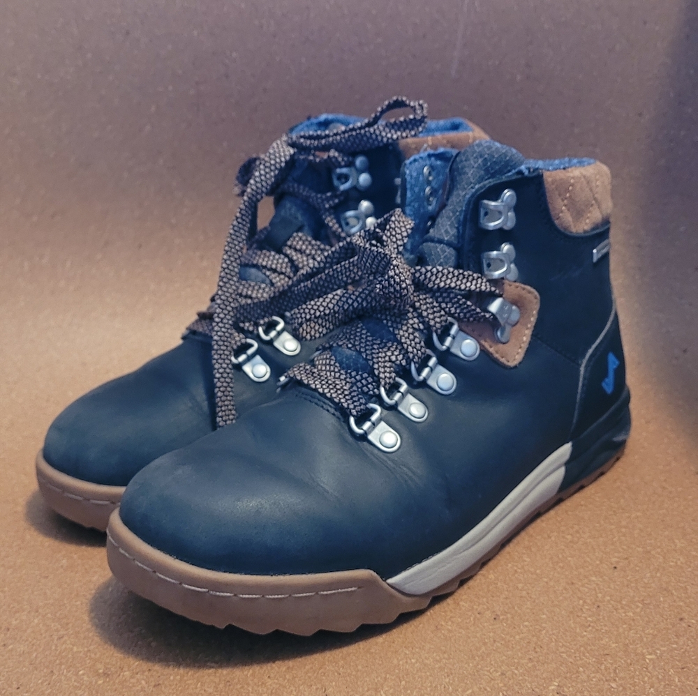 Forsake Patch Waterproof Matte Black and Brown Hiking Boots